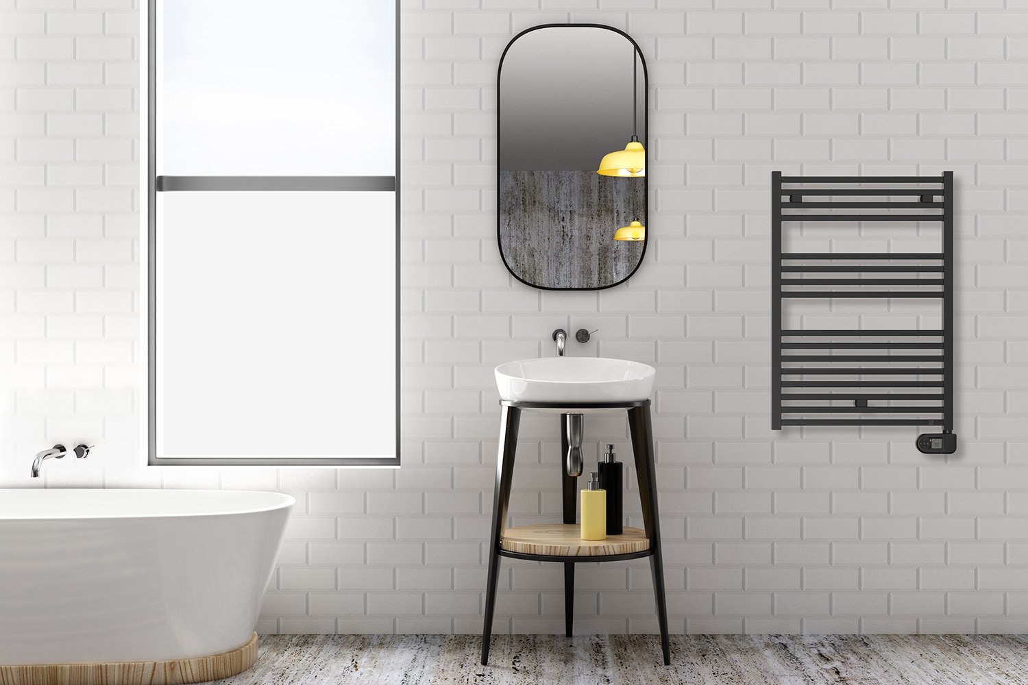 Primer kopalniškega radiatorja z električnim upravljanjem